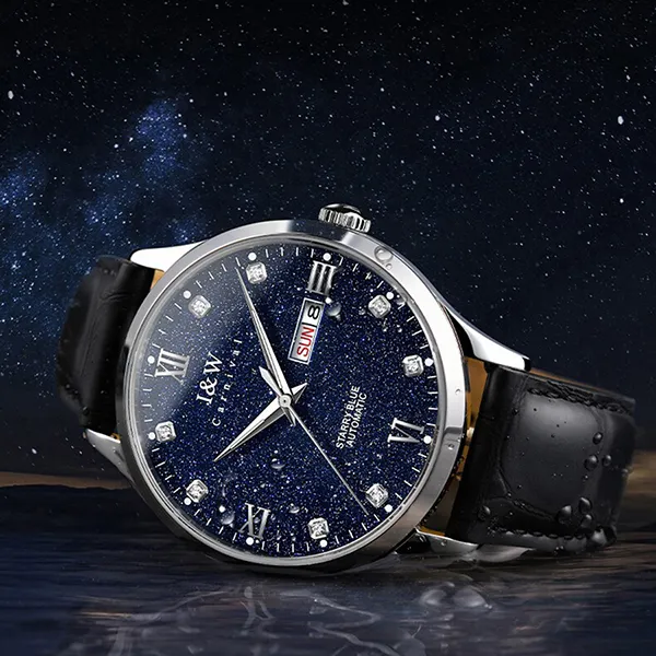 Đồng Hồ Nam I&W Carnival IW658G-DD (IW658G1) Automatic Màu Xanh Đen - Đồng hồ - Vua Hàng Hiệu