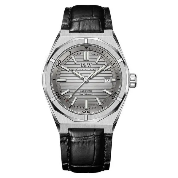 Đồng Hồ Nam I&W Carnival IW711G-DD (IW711G5) Màu Bạc - Đen