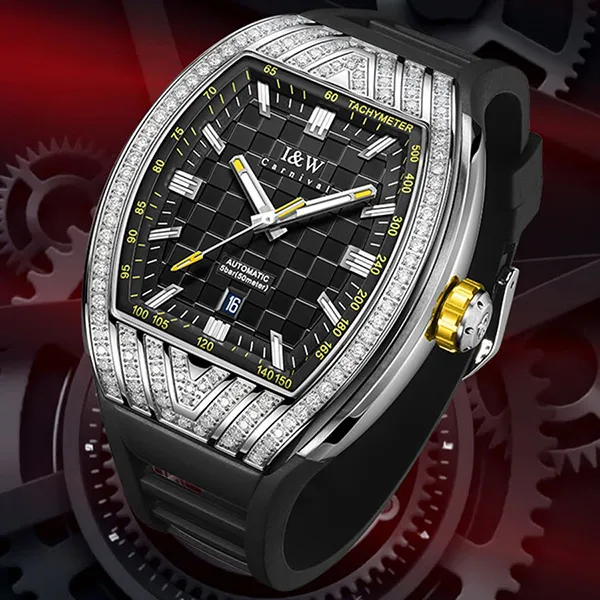 Đồng Hồ Nam I&W Carnival IW727G-DS – Automatic (IW727G4) Màu Đen