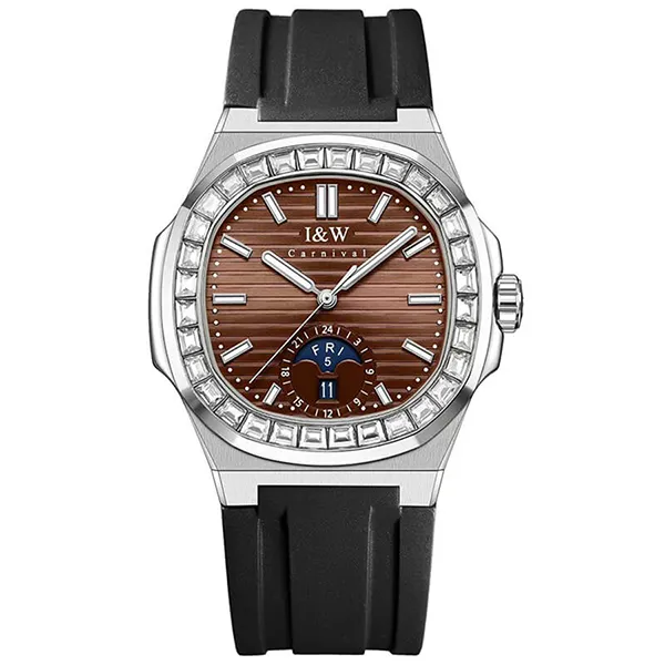 Đồng Hồ Nam I&W Carnival IW735G-DS – Automatic (IW735G25) Màu Nâu Đen