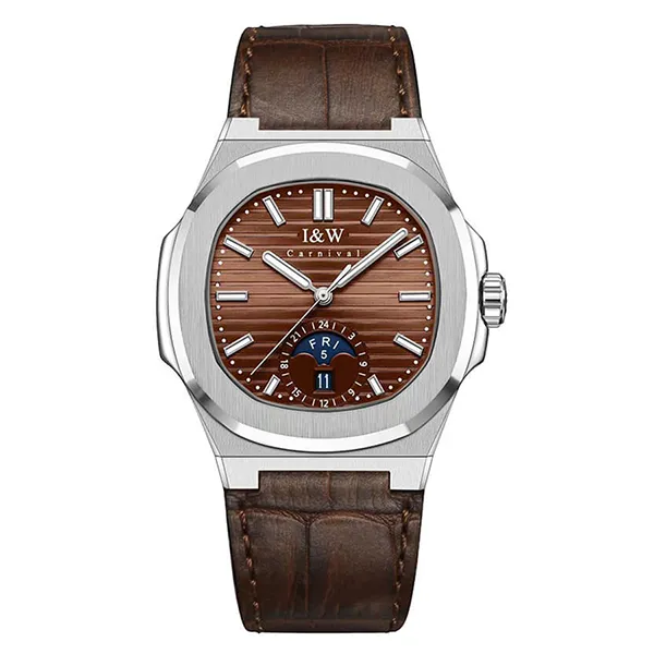 Đồng Hồ Nam I&W Carnival IW735GT-DD – Automatic (IW735GT27) Màu Nâu