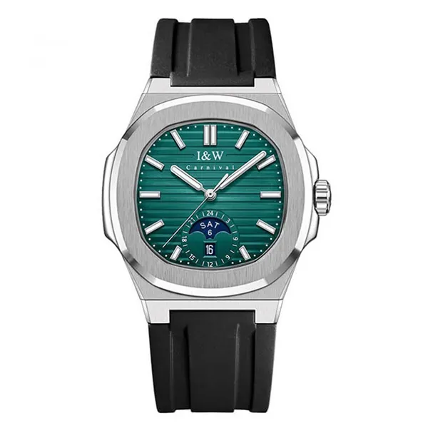 Đồng Hồ Nam I&W Carnival IW735GT-DS – Automatic (IW735GT12) Màu Xanh Bạc