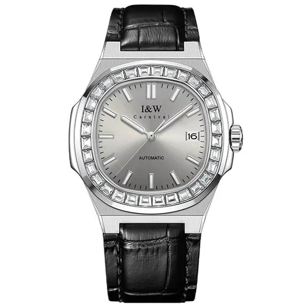 Đồng Hồ Nam I&W Carnival IW750G-DD – Automatic (IW750G7) Màu Đen Xám - Đồng hồ - Vua Hàng Hiệu