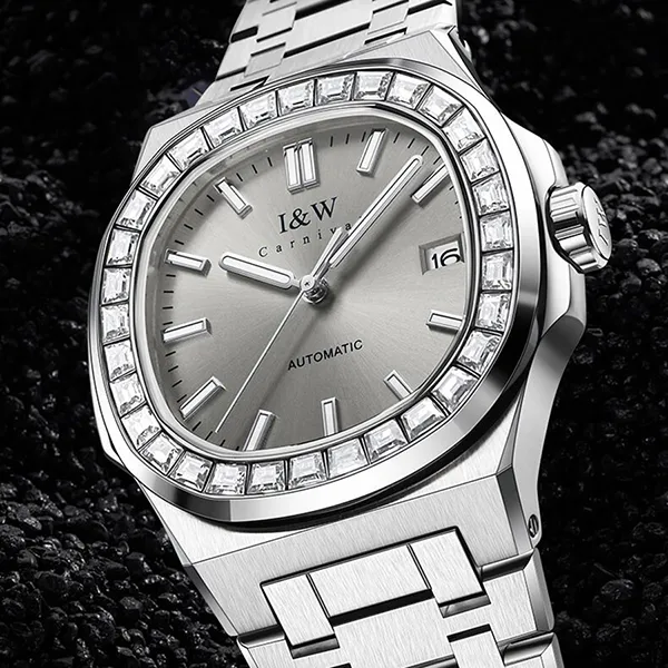Đồng Hồ Nam I&W Carnival IW750G-DT – Automatic (IW750G3) Màu Xám Bạc