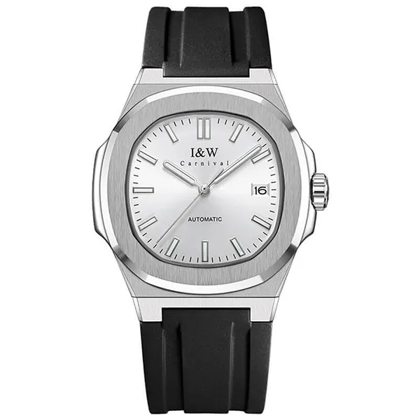 Đồng Hồ Nam I&W Carnival IW750GT-DS – Automatic (IW750GT12) Màu Đen Bạc