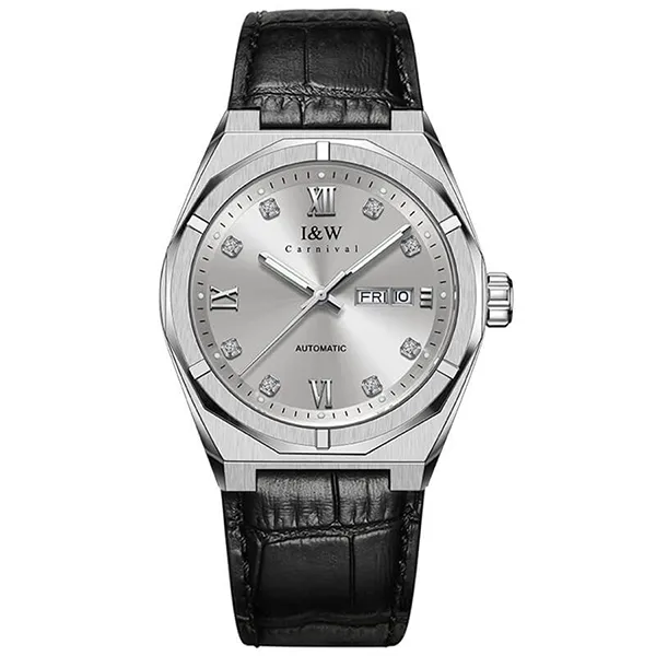 Đồng Hồ Nam I&W Carnival IW751G-DD – Automatic (IW751G7) Màu Đen Xám - Đồng hồ - Vua Hàng Hiệu