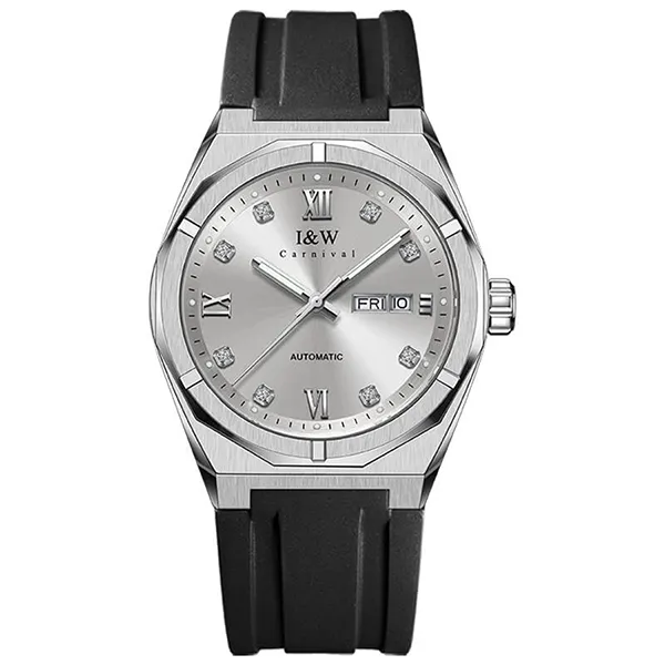 Đồng Hồ Nam I&W Carnival IW751G-DS – Automatic (IW751G11) Màu Đen Xám