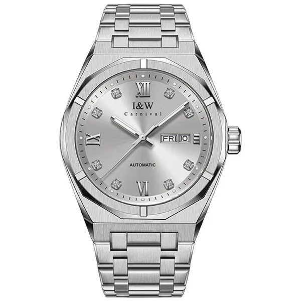Đồng Hồ Nam I&W Carnival IW751G-DT – Automatic (IW751G3) Màu Xám - Đồng hồ - Vua Hàng Hiệu
