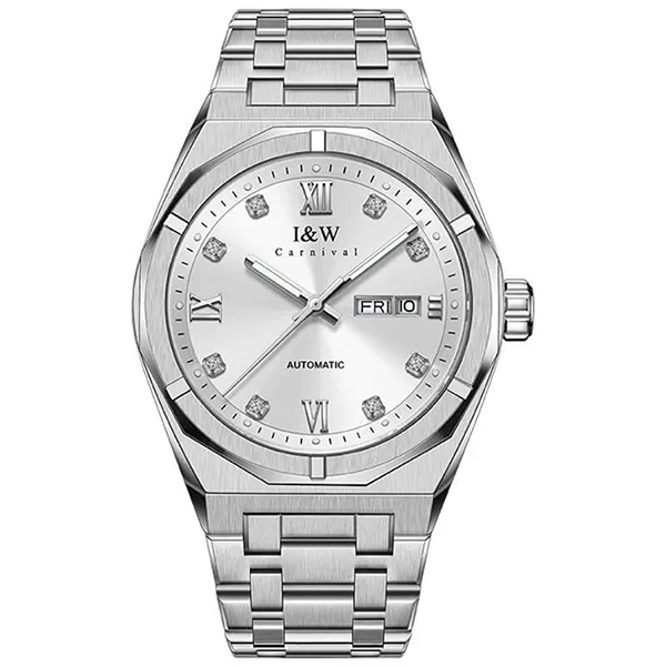 Đồng Hồ Nam I&W Carnival IW751G-DT – Automatic (IW751G4) Màu Bạc - Đồng hồ - Vua Hàng Hiệu