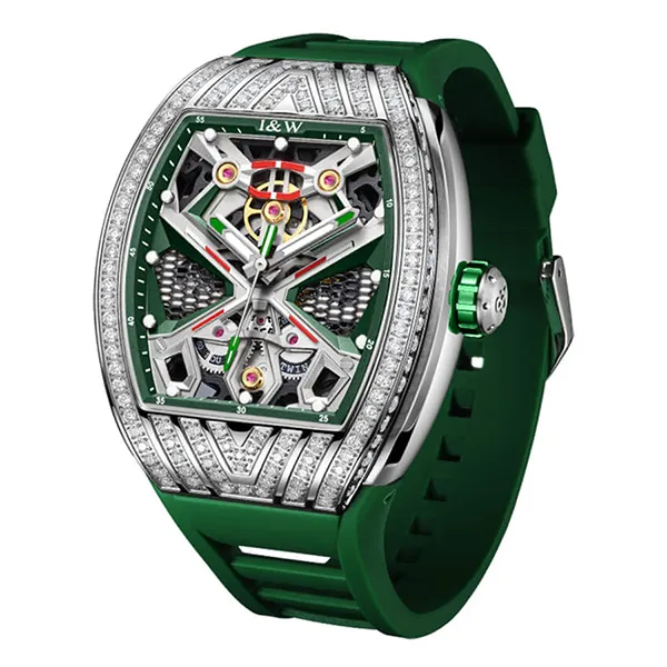Đồng Hồ Nam I&W Carnival IW760G-DS – Automatic (IW760G1) Màu Xanh Bạc