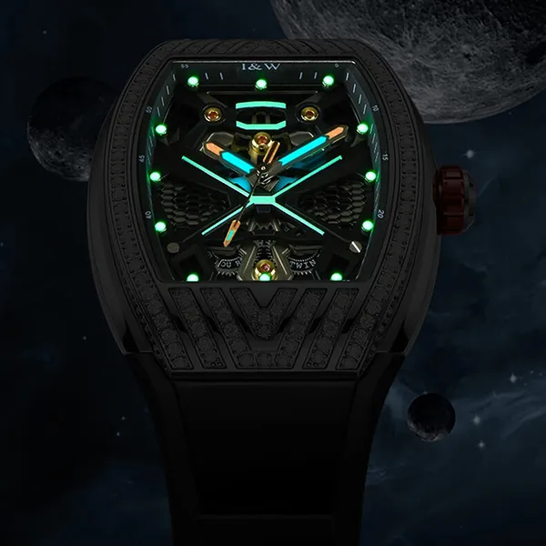 Đồng Hồ Nam I&W Carnival IW760G-DS – Automatic (IW760G2) Màu Đen