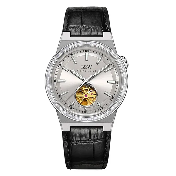 Đồng Hồ Nam I&W Carnival IW761G-DD – Automatic (IW761G7) Màu Bạc Đen