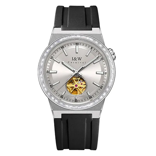 Đồng Hồ Nam I&W Carnival IW761G-DS – Automatic (IW761G11) Màu Bạc Đen