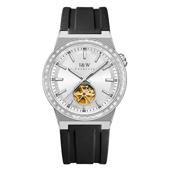 Đồng Hồ Nam I&W Carnival IW761G-DS – Automatic (IW761G12) Màu Bạc Đen