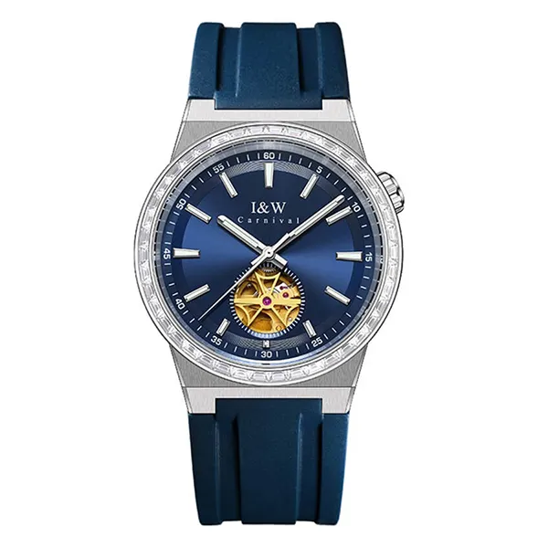 Đồng Hồ Nam I&W Carnival IW761G-DS – Automatic (IW761G9) Màu Xanh Bạc