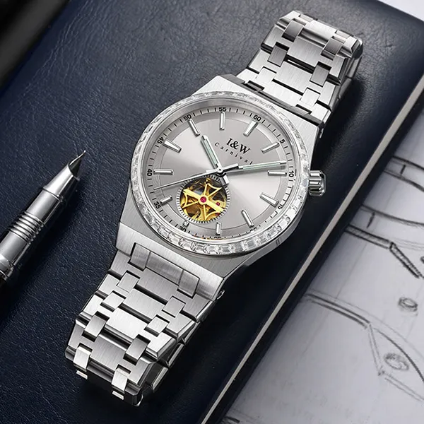 Đồng Hồ Nam I&W Carnival IW761G-DT – Automatic (IW761G3) Màu Bạc