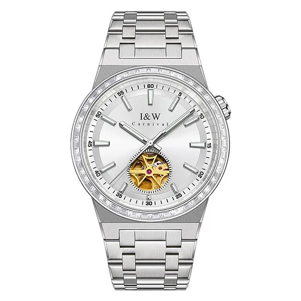 Đồng Hồ Nam I&W Carnival IW761G-DT – Automatic (IW761G4) Màu Bạc