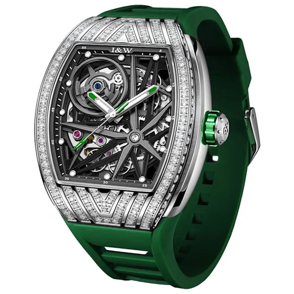 Đồng Hồ Nam I&W Carnival IW762G-DS – Automatic (IW762G3) Màu Xanh Green