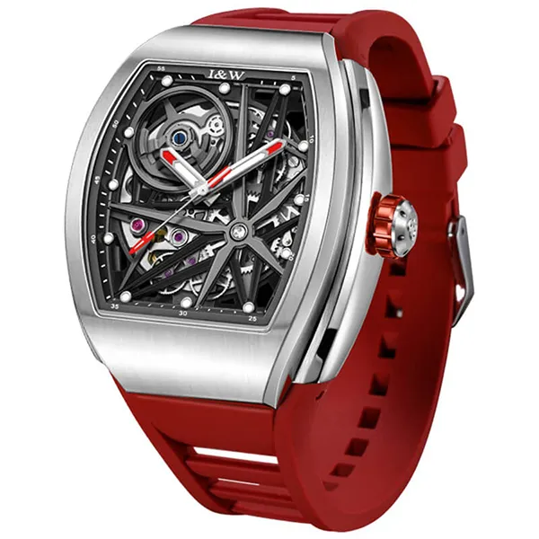 Đồng Hồ Nam I&W Carnival IW762GT-DS – Automatic (IW762GT1) Màu Đỏ - Đồng hồ - Vua Hàng Hiệu