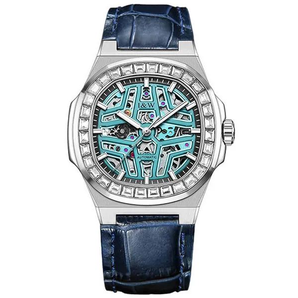 Đồng Hồ Nam I&W Carnival IW763G-DD – Automatic (IW763G4) Màu Xanh Bạc - Đồng hồ - Vua Hàng Hiệu