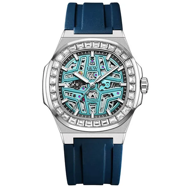 Đồng Hồ Nam I&W Carnival IW763G-DS – Automatic (IW763G7) Màu Xanh Bạc - Đồng hồ - Vua Hàng Hiệu