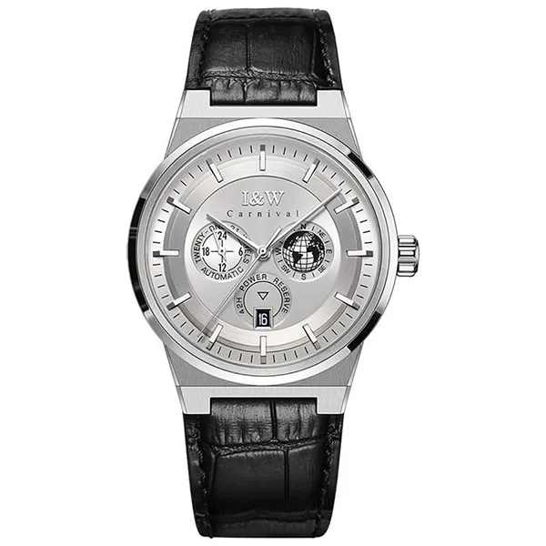 Đồng Hồ Nam I&W Carnival IW782G-DD – Automatic (IW782G3) Màu Đen Xám - Đồng hồ - Vua Hàng Hiệu