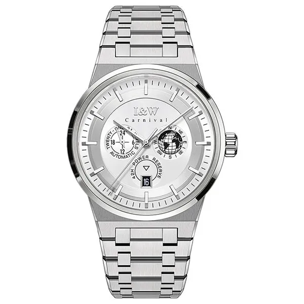 Đồng Hồ Nam I&W Carnival IW782G-DT – Automatic (IW782G10) Màu Bạc - Đồng hồ - Vua Hàng Hiệu
