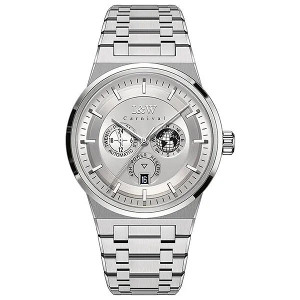 Đồng Hồ Nam I&W Carnival IW782G-DT – Automatic (IW782G11) Màu Xám - Đồng hồ - Vua Hàng Hiệu