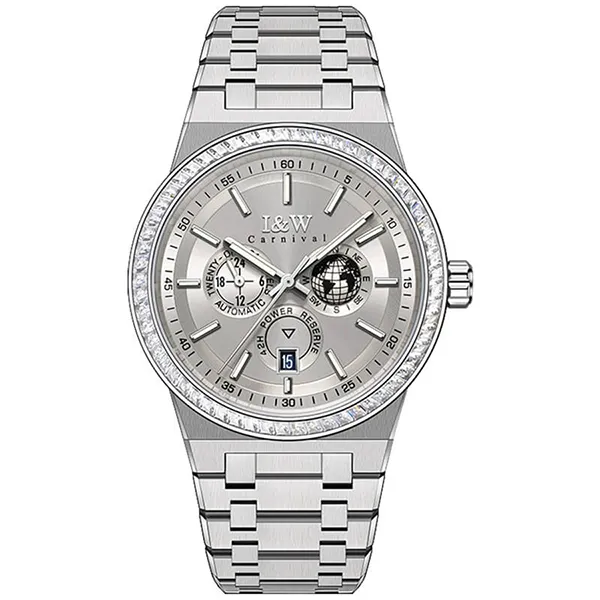 Đồng Hồ Nam I&W Carnival IW785G-DT – Automatic (IW785G2) Màu Xám - Đồng hồ - Vua Hàng Hiệu