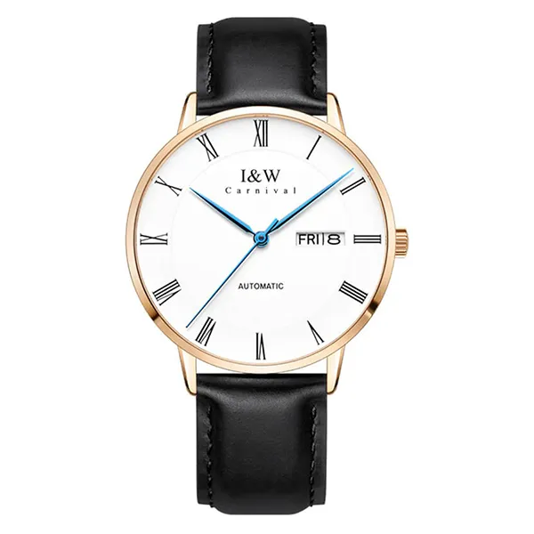 Đồng Hồ Nam I&W Carnival IW8861G-DD – Automatic (IW8861G11) Màu Vàng Đen