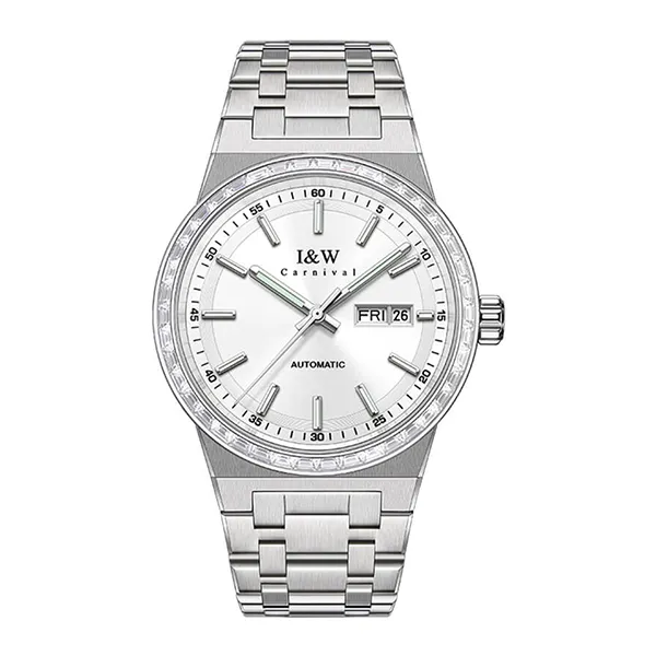 Đồng Hồ Nam I&W Carnival Steel Strap Automatic IW779G-DT (IW779G3) Màu Bạc - Đồng hồ - Vua Hàng Hiệu