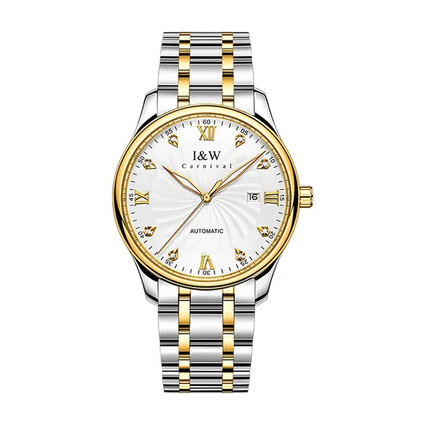 Đồng Hồ Nam I&W Carnival Automatic IW725G-DT (IW725G1) Màu Bạc Phối Vàng - Đồng hồ - Vua Hàng Hiệu