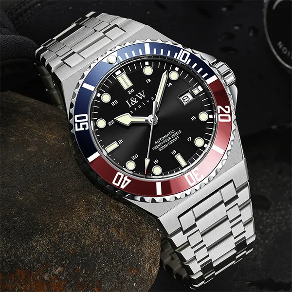 Đồng Hồ Nam I&W Carnival Automatic IW726G-DT (IW726G1) Màu Bạc