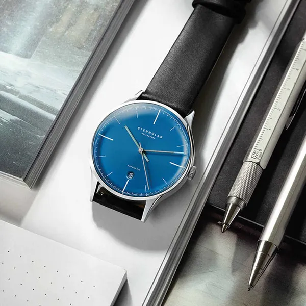Đồng Hồ Nam Sternglas Asthet Edition Lumare Black S02-ASL06-PR07 - 40mm Màu Xanh Đen - Đồng hồ - Vua Hàng Hiệu