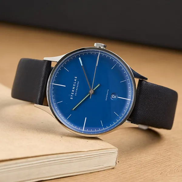 Đồng Hồ Nam Sternglas Asthet Edition Lumare Black S02-ASL06-PR07 - 40mm Màu Xanh Đen - Đồng hồ - Vua Hàng Hiệu