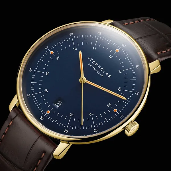 Đồng Hồ Nam Sternglas Hamburg Edition Marine S01-HHM07-HE01 Màu Xanh Dương