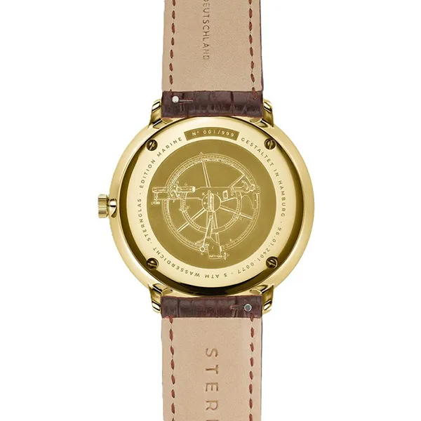 Đồng Hồ Nam Sternglas Hamburg Edition Marine S01-HHM07-HE01 Màu Xanh Dương