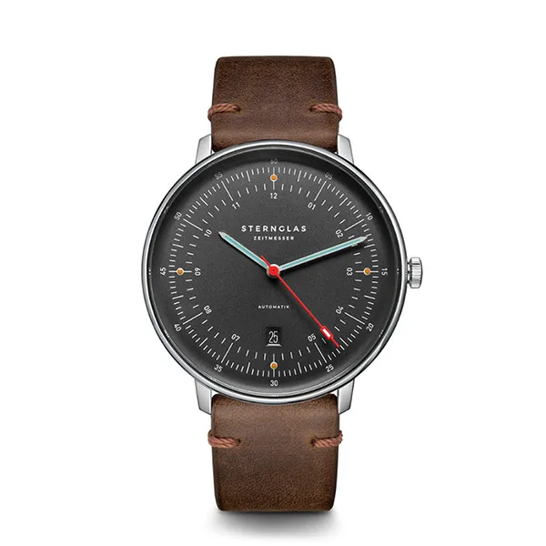 Đồng Hồ Nam Sternglas Hamburg Edition Neuwerk Vintage Mocha S02-HHN11-VI11 - 42mm Màu Nâu Đen - Đồng hồ - Vua Hàng Hiệu