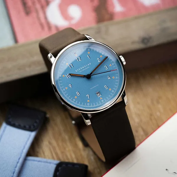 Đồng Hồ Nam Sternglas Lumatik Automatic S02-LM17-PR04 38mm Màu Xanh Nâu - Đồng hồ - Vua Hàng Hiệu