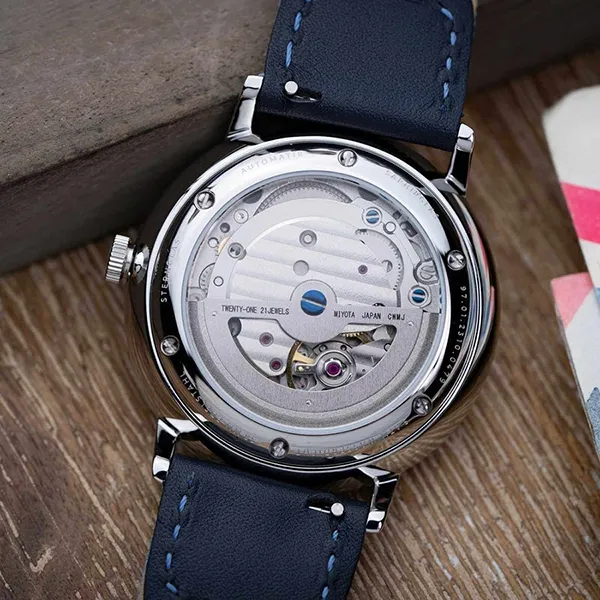 Đồng Hồ Nam Sternglas Lumatik Automatic S02-LM17-PR04 38mm Màu Xanh Nâu - Đồng hồ - Vua Hàng Hiệu