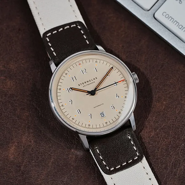 Đồng Hồ Nam Sternglas Lumatik Beige S02-LM26-NY06 38mm Màu Nâu Be - Đồng hồ - Vua Hàng Hiệu