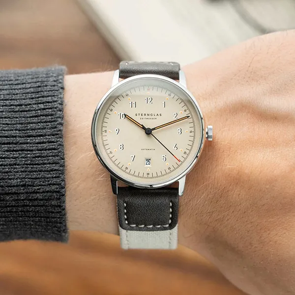 Đồng Hồ Nam Sternglas Lumatik Beige S02-LM26-NY06 38mm Màu Nâu Be - Đồng hồ - Vua Hàng Hiệu