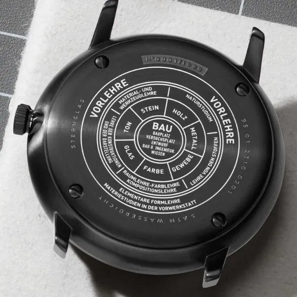 Đồng hồ Nam Sternglas Naos Edition Bauhaus III Metal Bracelet S01-NAB15-ME11 Màu Trắng Đen