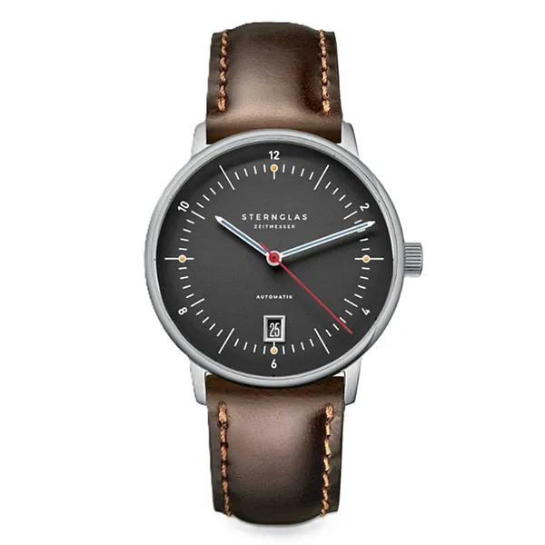 Đồng Hồ Nam Sternglas Naos Pro Automatic Anthracite S02-NP11-BR03 Màu Nâu Đen - Đồng hồ - Vua Hàng Hiệu
