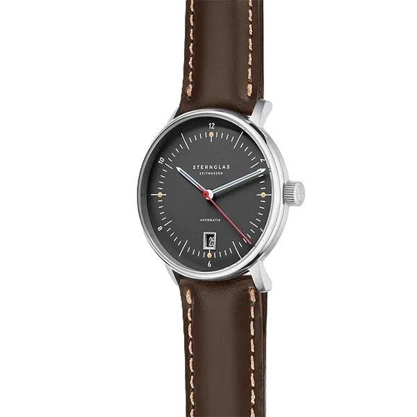 Đồng Hồ Nam Sternglas Naos Pro Automatic Anthracite S02-NP11-BR03 Màu Nâu Đen - Đồng hồ - Vua Hàng Hiệu