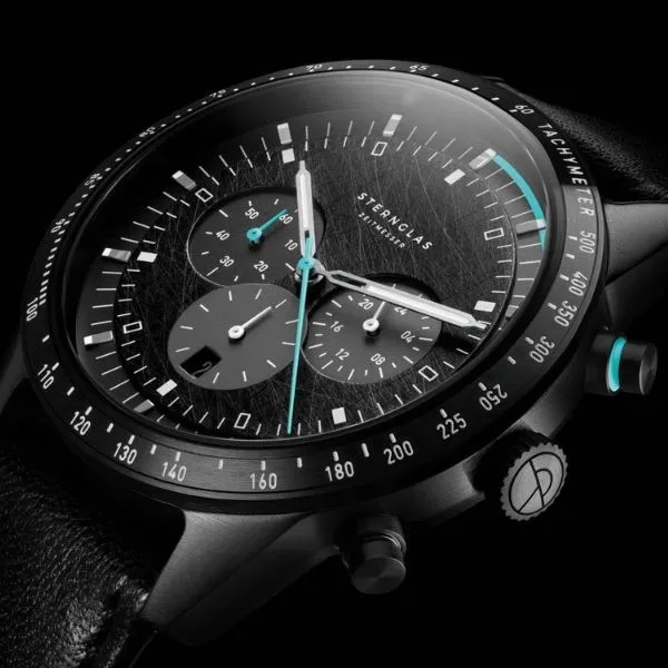 Đồng Hồ Nam Sternglas Tachymeter Edition Meteor S01-TYM05-MO08 Màu Đen