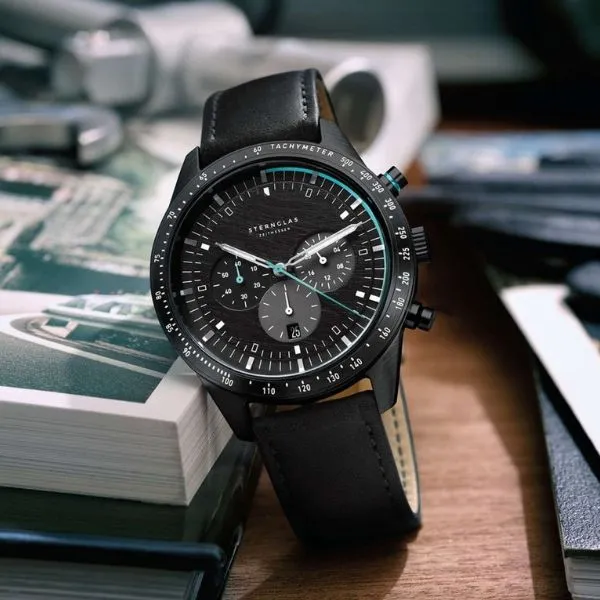 Đồng Hồ Nam Sternglas Tachymeter Edition Meteor S01-TYM05-MO08 Màu Đen