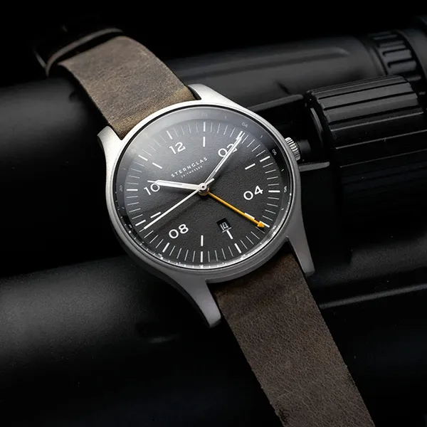 Đồng Hồ Nam Sternglas Taiga GMT S01-TA11-VI18 42mm Màu Xanh Đen - Đồng hồ - Vua Hàng Hiệu