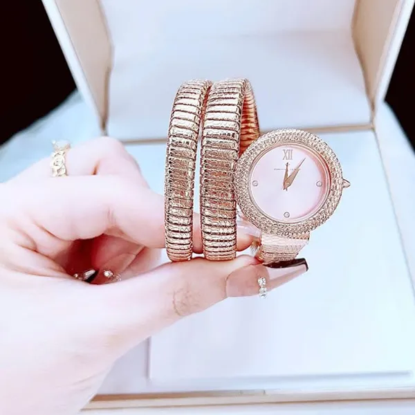 Đồng Hồ Nữ Christian Van Sant Naga Quartz Pink Dial Ladies Watch CV0894 Màu Vàng Hồng