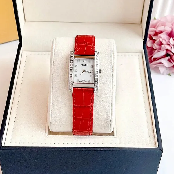 Đồng Hồ Nữ Fendi Classico F701247DDC Case Màu Đỏ Trắng - Đồng hồ - Vua Hàng Hiệu